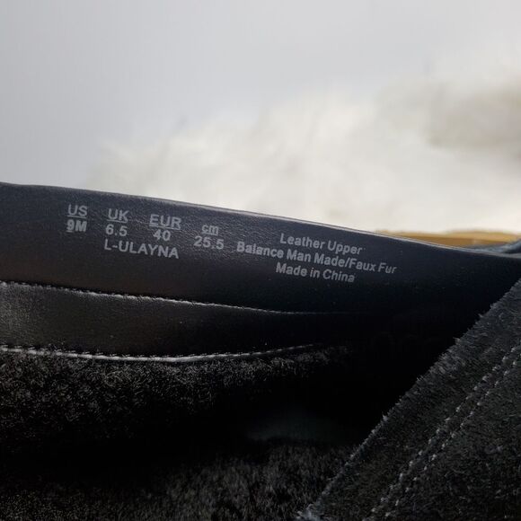 Franco Sarto Black Wedge Booties, Size 9 - Picture 7 of 7